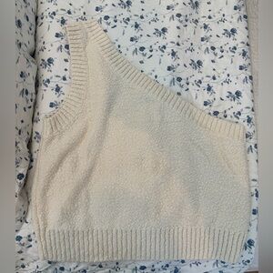 Madewell Knit One Shoulder Top